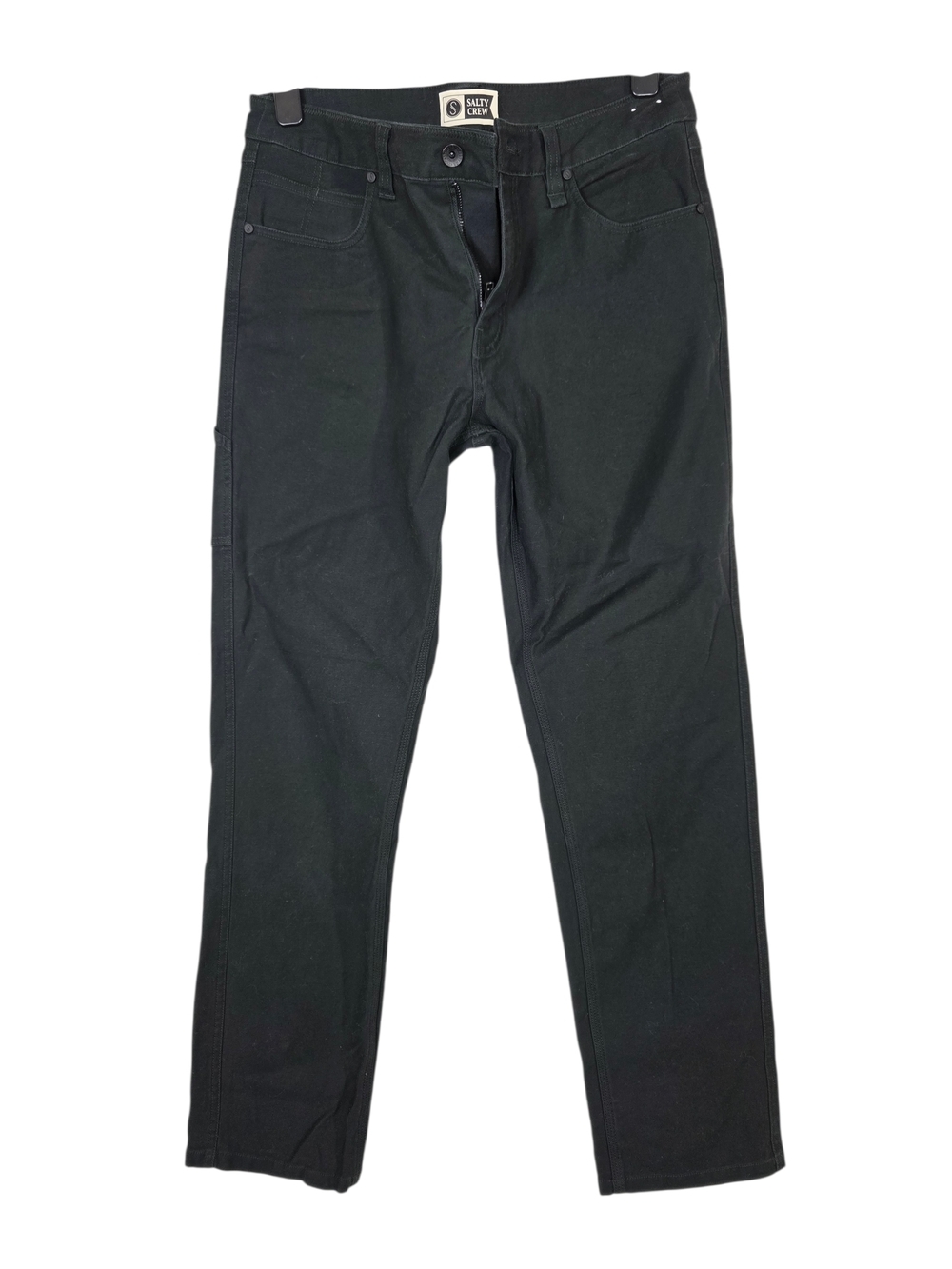 Salty Crew Carpenter Utility Black Pants